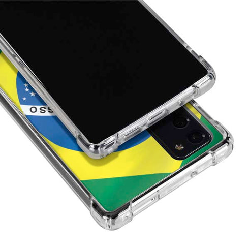 Brazil Flag Galaxy Note20 5G Clear Case